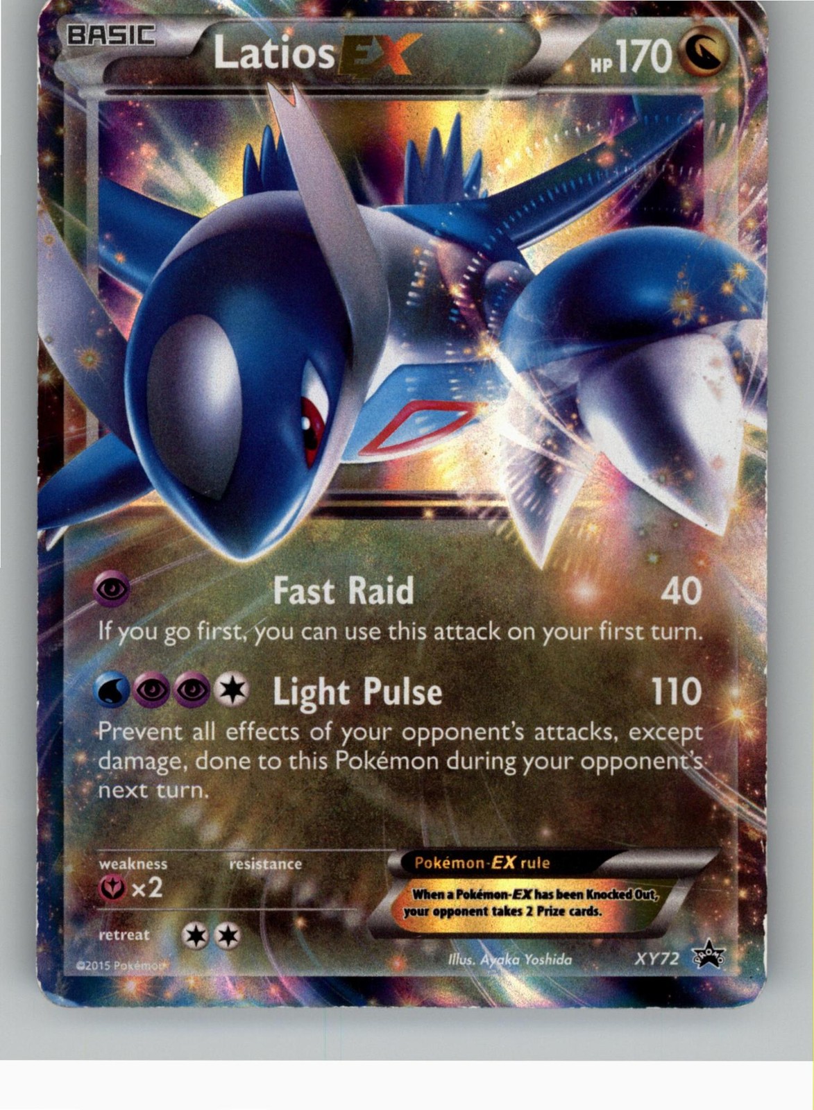 LATIOS EX XY72 HOLOFOIL P XY PROMO POKEMON MP