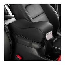 Car Armrest Cushion, Memory Foam Auto Armrest Cushion Pad with Phone Black