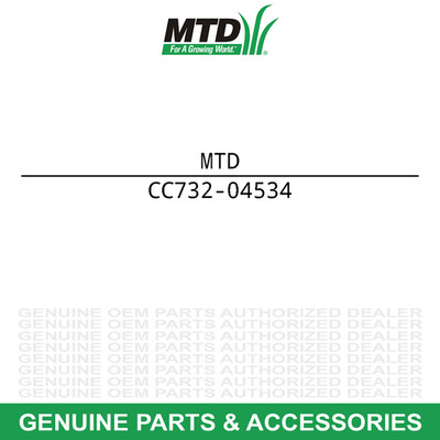 MTD 732-04534 Right Hand Door Torsion Spring Troy-Bilt XP Wheel Rear Pro