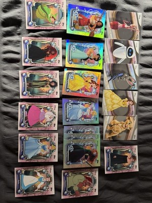 2025 Topps Chrome Disney Wonder Foil Princesses 7 Card Lot!
