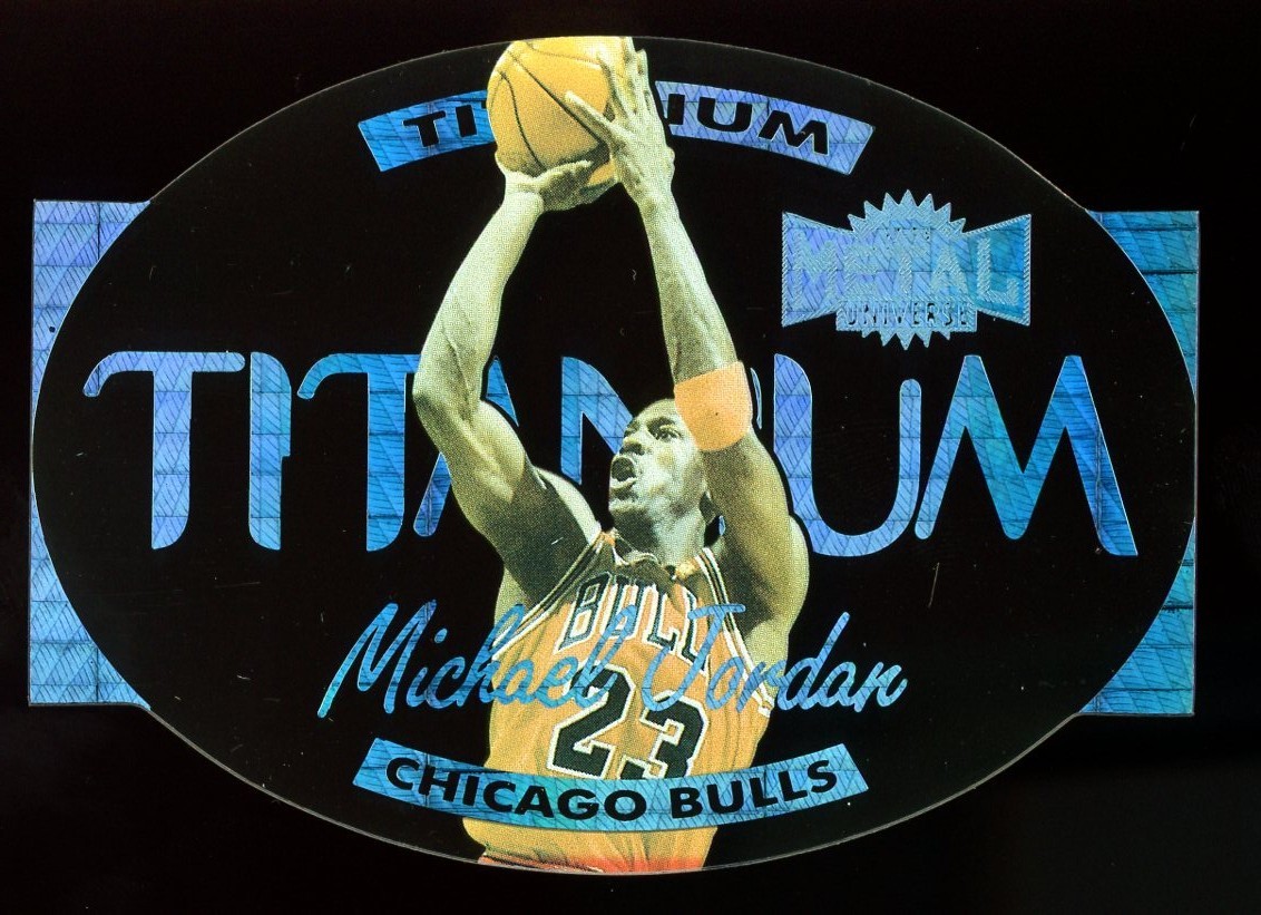 Michael Jordan #1 (Basketball Cards 1997 Metal Universe Titanium) — is it worth grading?
