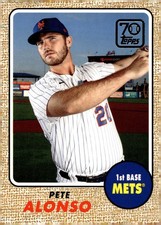 2021 Topps #70YT-18 Pete Alonso 70 Years of Topps Baseball (Series 1)