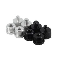 8 Pack Mic Stand Adapter, 5/8 Female to 3/8 Male, 3/8 Female to 5/8 Male,6084