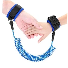 Reflective Anti Lost Wrist Link, Anti Lost Wrist Link Anti Lost Leash Baby Blue