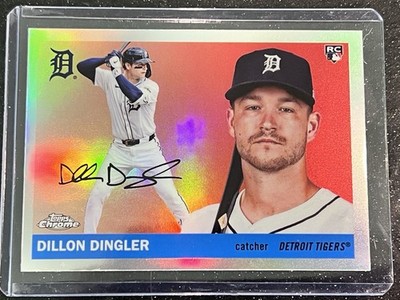 Dillon Dingler 2025 Topps Chrome Platinum Anniversary #292 Refractor Rookie