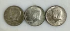 1966 1967 1968 Kennedy Half Dollar  40% Silver Coin Lot Of 3