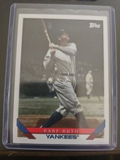 2019 Topps Archives - 1993 Design Babe Ruth #201 Swinging Pose