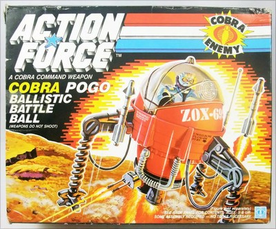 G.I.JOE - 1987 - Cobra POGO Ballistic Battle Ball