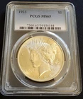1923 Peace Silver Dollar PCGS MS65  *High Grade* Beautiful Coin
