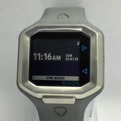 Nixon Ultratide Bluetooth Smart A476 Quartz Digital Gray Watch KLD75NRZ2