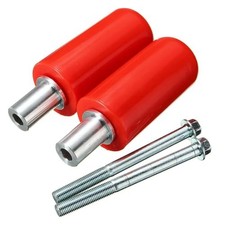 1 Pair Frame Sliders for Motorcycle Practical Anti Crash Protector Red,5 10cm