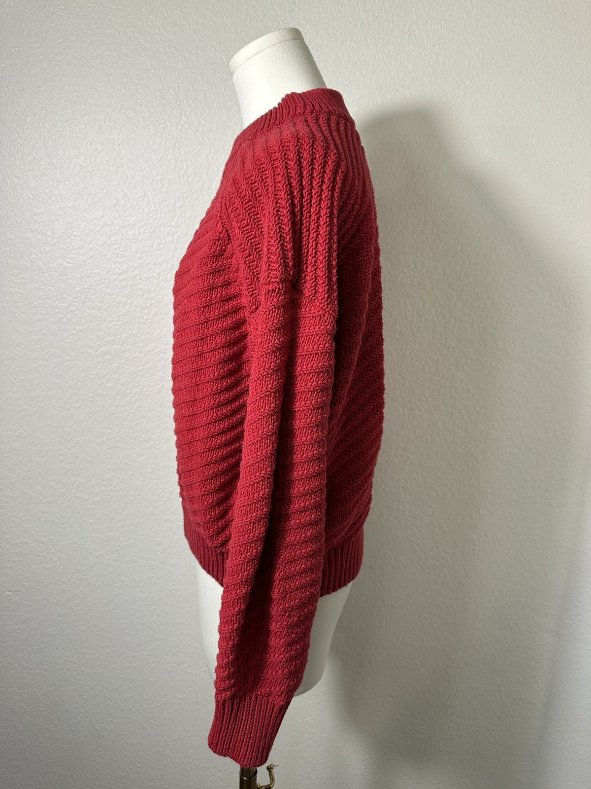Universal Thread Womens Thick Red Cable Knit Pull… - image 5