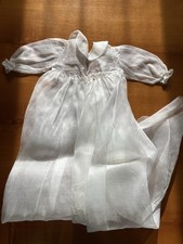 Vestitino Battesimo Anni 30/40 Con Porta Enfant Coordinato