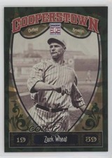 2013 Panini Cooperstown Collection Green Crystal Shard Zack Wheat #22 HOF 0l2