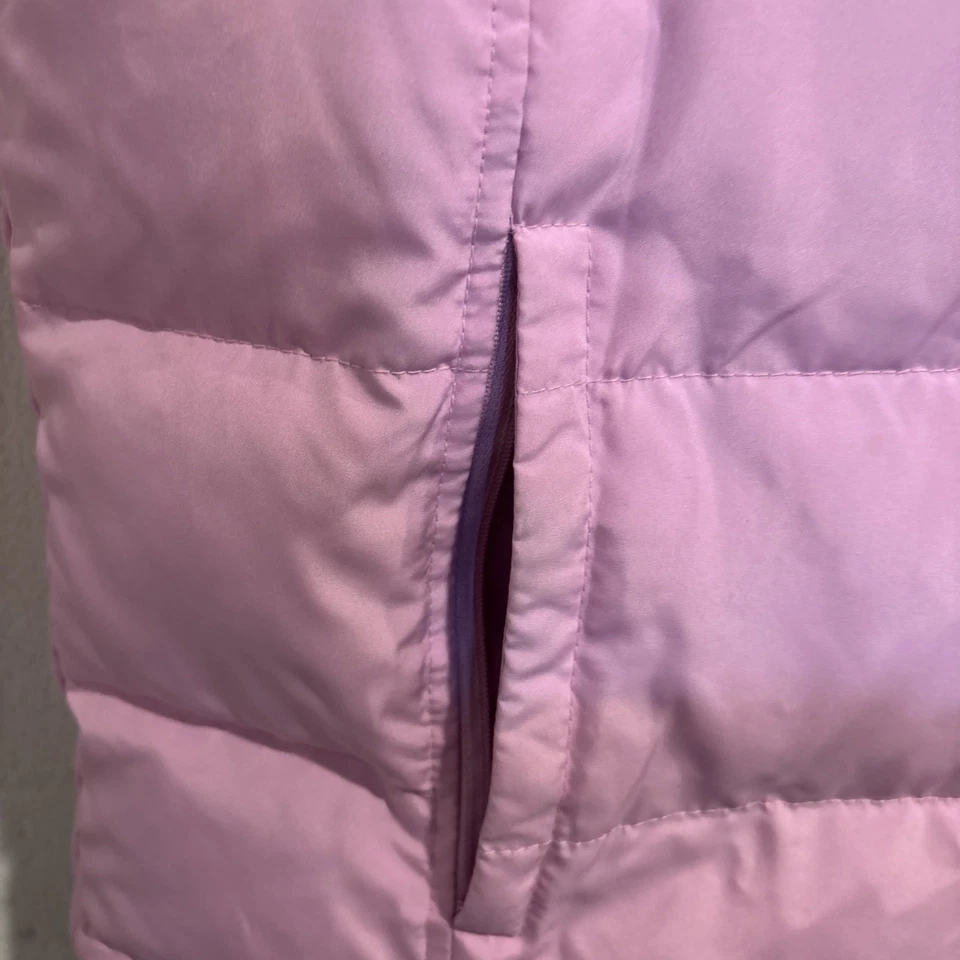 Chaleco acolchado rosa Athletic Works para mujer relleno de plumas cremallera talla XL 16/18 Foto 3 de 4