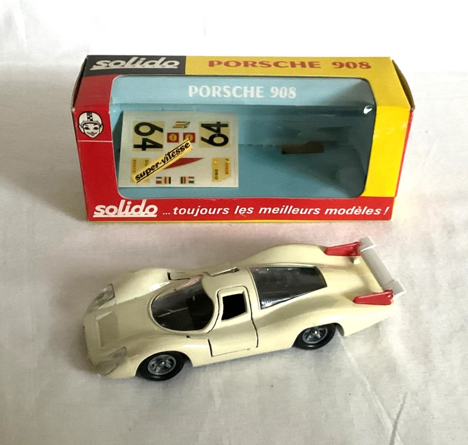 Solido #174: Porsche 908 Long Tail, DE COLECCIÓN 1/43 Diecast Francia con calcomanías ¡NUEVO EN CAJA! Foto 2 de 4