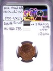 New York City Merchant Token Abraham Lincoln Robbins Royce & Hard NGC MS67 RB — photo 4
