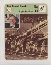 1977-79 Sportscasters Series 32 Lausanne A Roger Bannister #32-07 k1j
