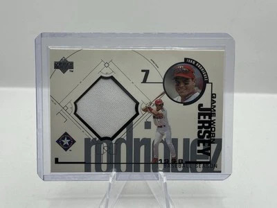 Ivan Rodriguez Game Worn Patch 1998 Upper Deck Texas Rangers