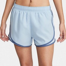 Nike Tempo Brief-Lined Running Shorts Womens XL Armory Blue/Diffused Blue PullOn