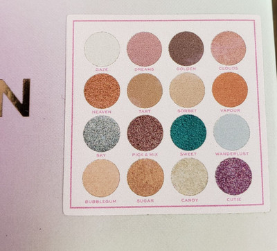 Revolution Makeup Candy Haze Eyeshadow Palette 16 Colors NEW