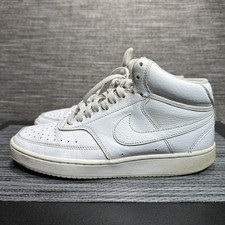 Nike Court Vision Mid Basketball Shoes Sneakers CD5436-100 White Women's 7.5