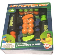 Play Right Blast Air Popper Set w/ 2 Air Popper Guns 36 Foam Balls