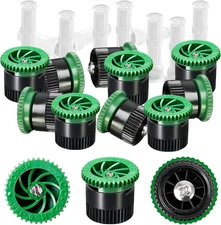 10 Pieces Variable Arc Nozzle, Pop-Up Sprinkler Heads Replacement Compatible wit