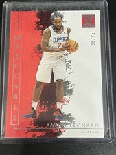 2019-20 Panini Impeccable - Kawhi Leonard #75 Silver /75 Los Angeles Clippers !