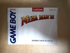 Mega Man III (3) MANUAL ONLY (Nintendo Gameboy) Booklet