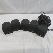 5x BOSE Single Cube Speakers Acoustimass Lifestyle Satellite Surround
