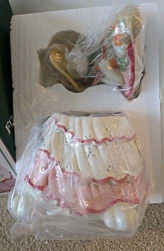 Fitz And Floyd Scarlet O'Hare Cookie Jar Never Be Hungry Again Rabbit New Box - Picture 2 of 5