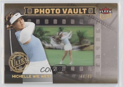 2023 Fleer Ultra Photo Vault Film Slides Gold 44/49 Michelle Wie West #FC-14 7i2