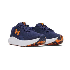 Under Armour 3027000 410 UA Charged Surge 4 NAVY/ORANGE Shoes Sneakers NIB Men