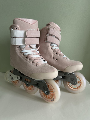 PS Powerslide Pheme Peach Blush Pink Skates Rollerblades Inline EU 37 US 6-6.5