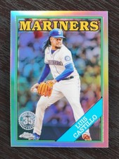 Luis Castillo-2023 Topps Chrome 1988 Topps Baseball Refractor #88BC-13 Mariners