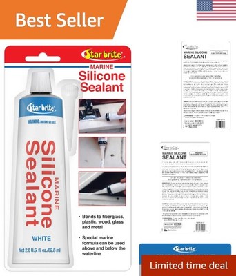 Marine Silicone Sealant - Waterproof, Durable, UV Resistant, for Fiberglass, ...