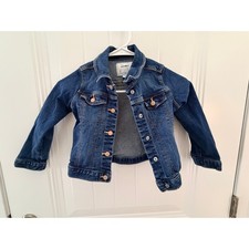 Old Navy Kids Denim Trucker Jacket Medium Wash Blue Jean Coat 5T