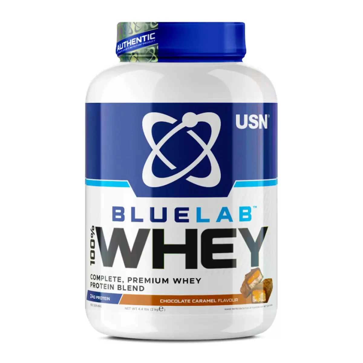 USN Blue Lab Whey Powder Caramel Chocolate Flavour, 2kg