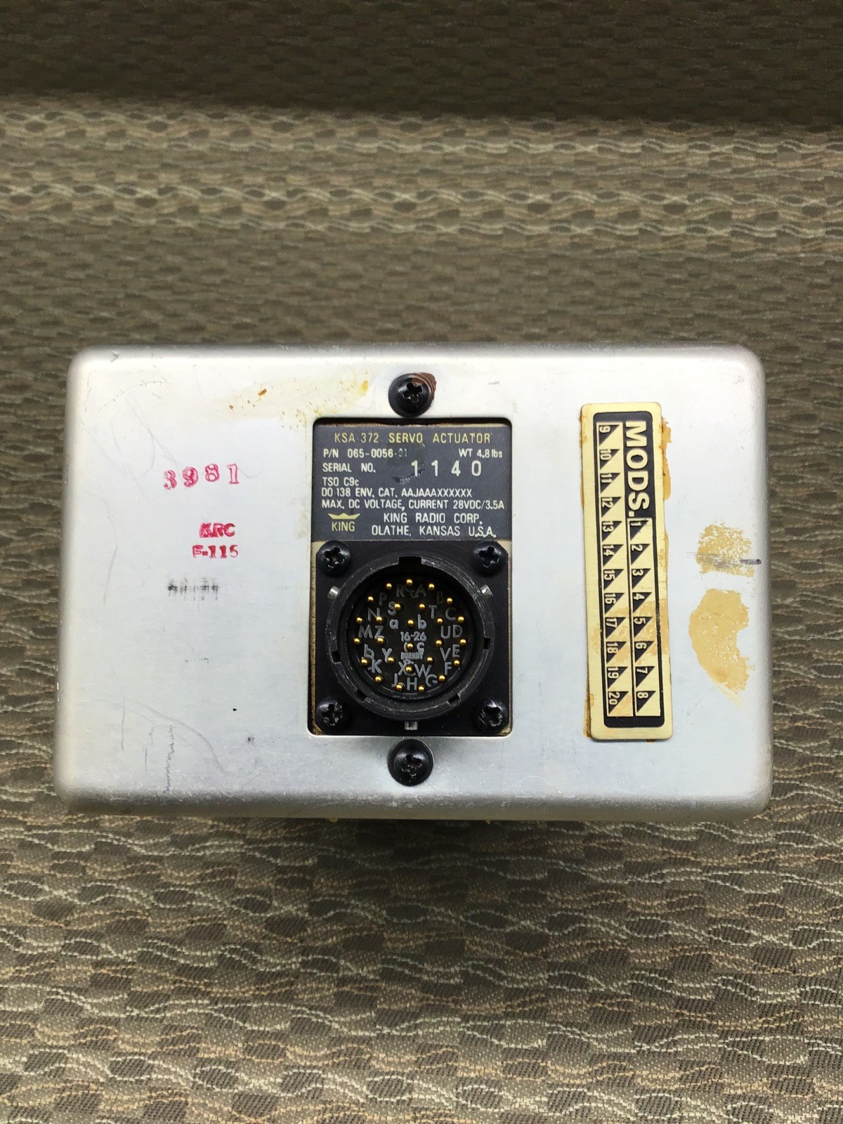 KSA 372 SERVO ACTUATOR