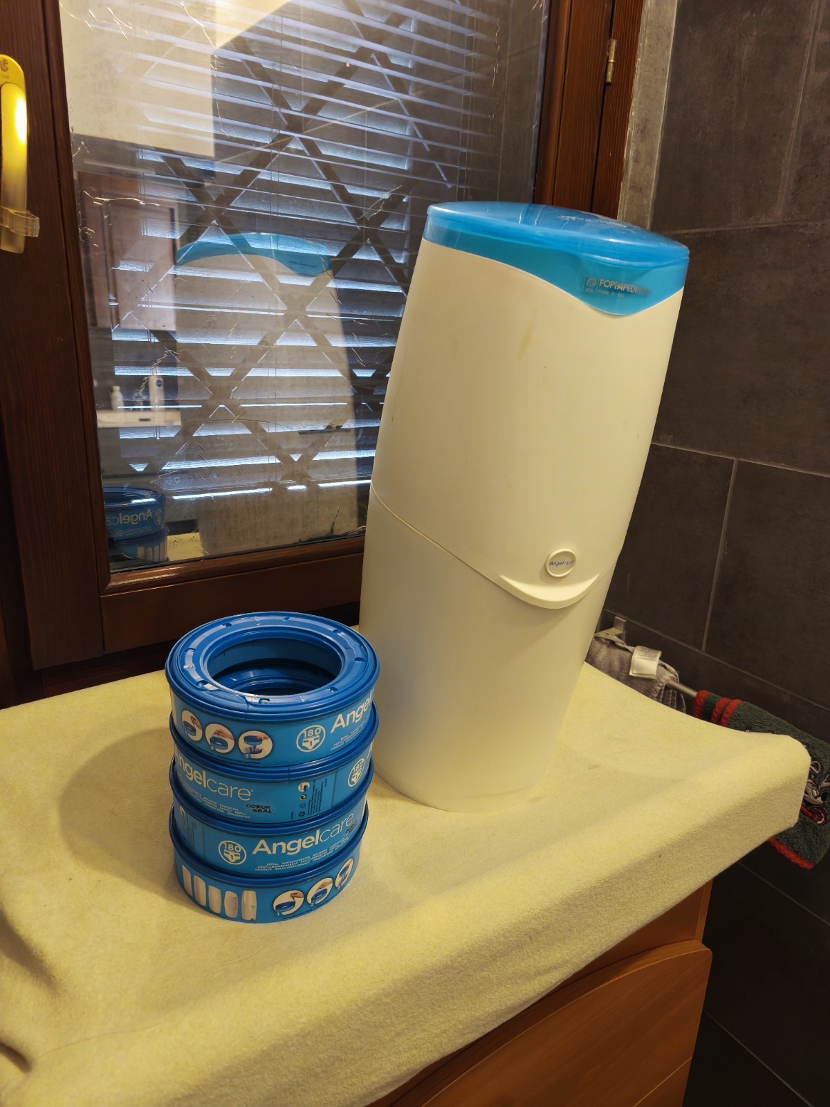 Foppapedretti Maialino Contenitore per Pannolini + Ricariche