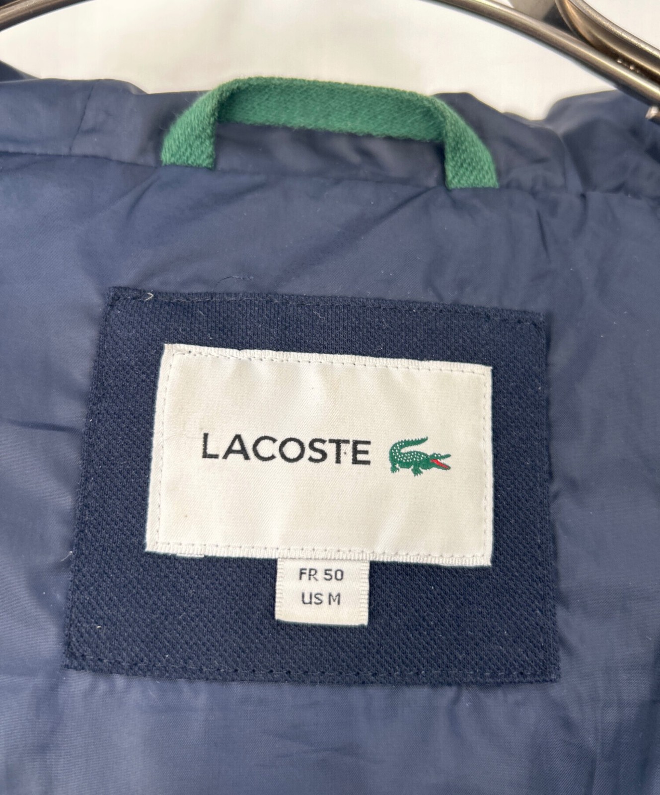 LACOSTE Down jacket Size: M Navy Men BH102EL thumbnail 7
