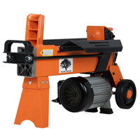 5 Ton Electric Log Splitter Hydraulic Heavy Duty With Workbench Guard