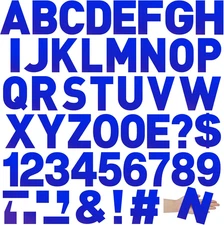184 Pcs Large Vinyl Letter Stickers 6 Inch Big Alphabet Number and Symbol Sticke