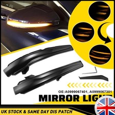 Smoked For Benz C S V E GLC Class C300 C350 W222 LED Turn Signal Mirror Light