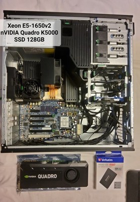 HP Z420 Workstation/ Xeon E5 1650v2/ 3.9GHz/ 16GB Reg ECC / nVIDIA Quadro K5000