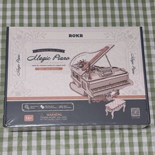 ROKR Magic Piano Music Box Wooden Puzzle Mechanical Model