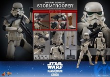 New Hot Toys MMS837 Star Wars MANDALORIAN and GROGU STORMTROOPER 1 6 Deluxe Ver