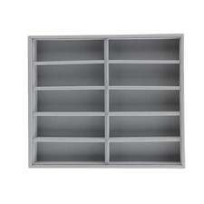 Sunglasses Organizer Storage Tray 10 Grids Eyewear Holder Display Stackable V...
