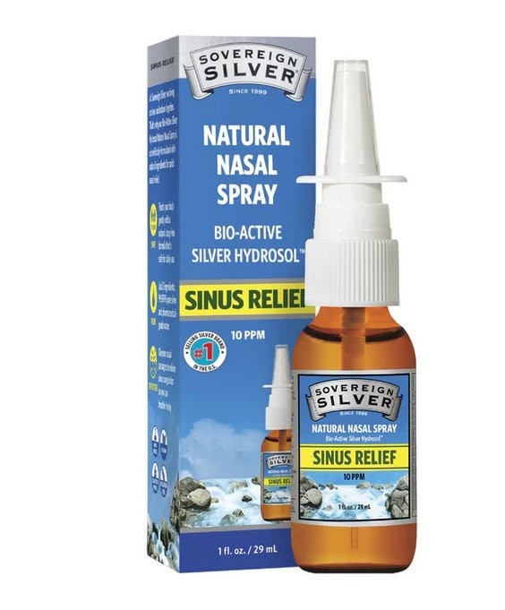 Sovereign Silver Natural Immunogenics Bio-Active Silver Hydrosol - Sinus Relief 2190₽